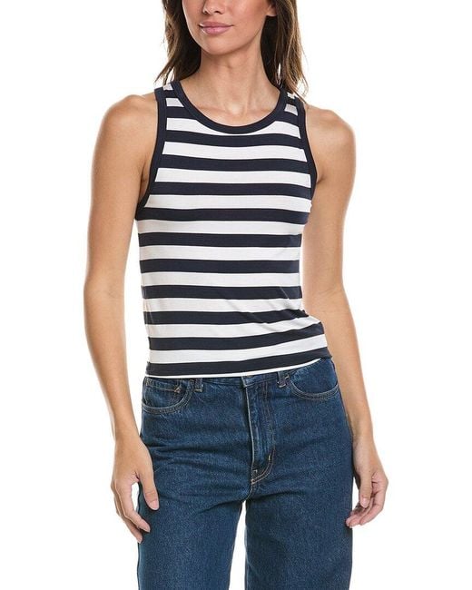 Splendid Blue Lola High Neck Tank