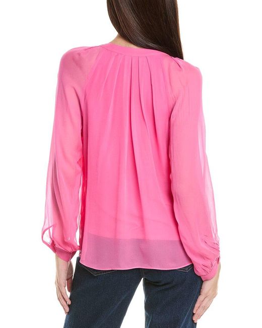 Hale Bob Pink Josie Solid Top