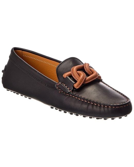 Tod's Brown Leather Loafer