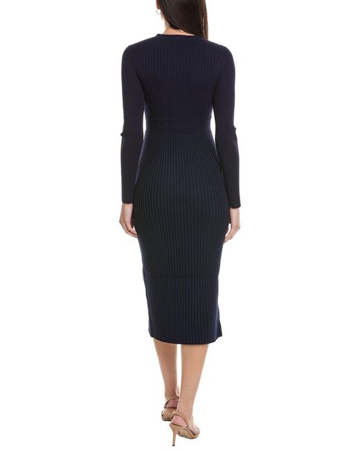 Tahari Blue The Monroe Knit Dress