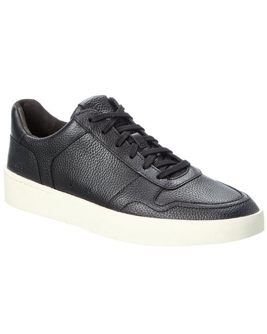 Vince Black Peyton Leather Sneaker for men