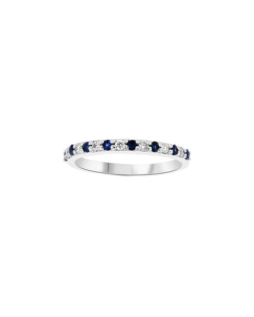 Suzy Levian Multicolor 14k 0.35 Ct. Tw. Diamond & Sapphire Ring