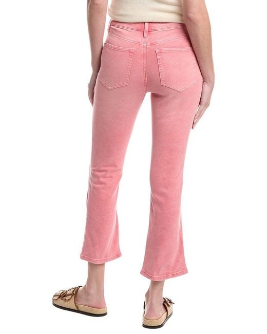 Tommy Bahama Pink Mid-Rise Crop Mini Bootcut Jean