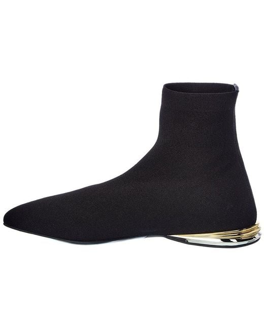 Ferragamo Black Missy Knit Sock Bootie