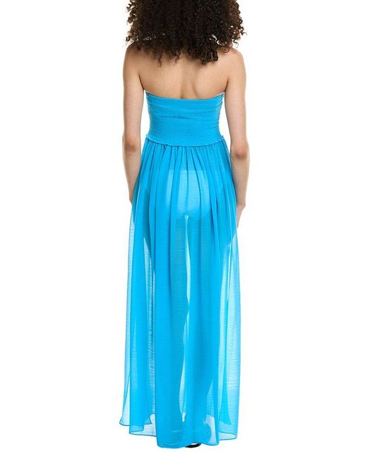 Ramy Brook Blue Calista Maxi Dress