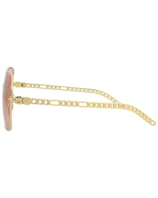 Gucci White GG0724S 61mm Sunglasses