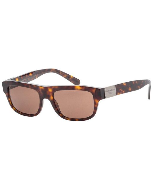 Dolce & Gabbana Brown Dg4432 52mm Sunglasses for men