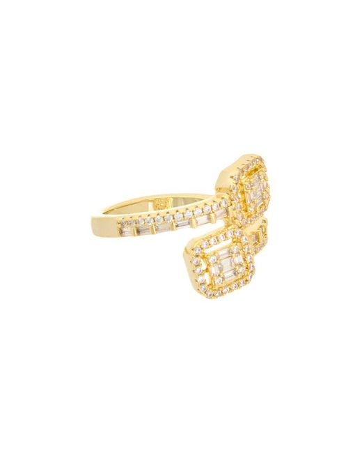 Juvell White 18K Plated Cz Ring