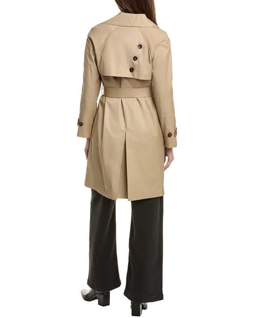 Via Spiga Natural Belted Trench Coat