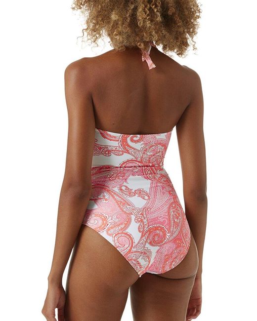 Melissa Odabash Pink Zanzibar One-piece