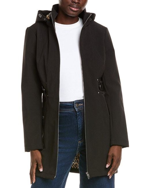 Via Spiga Black Softshell Coat