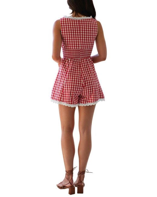 ENJOY PETRA Red Romper