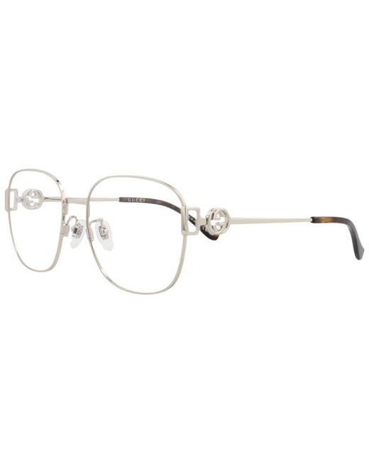 Gucci Metallic 57Mm Optical Frames