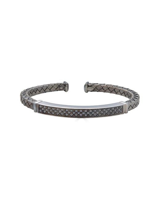 Diana M White Fine Jewelry 18K 1.12 Ct. Tw. Diamond Cuff Bracelet