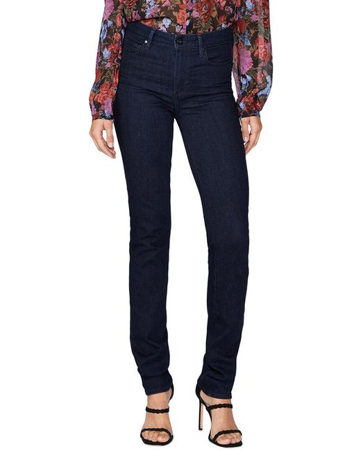 PAIGE Blue Hoxton Fidelity High Rise Straight Jean