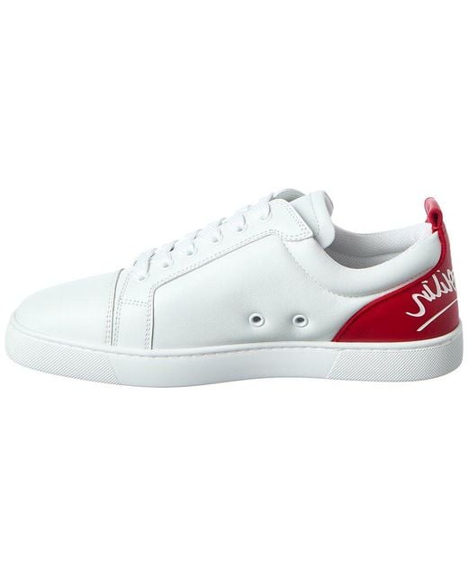 Christian Louboutin Blue Fun Louis Junior Leather Sneaker for men
