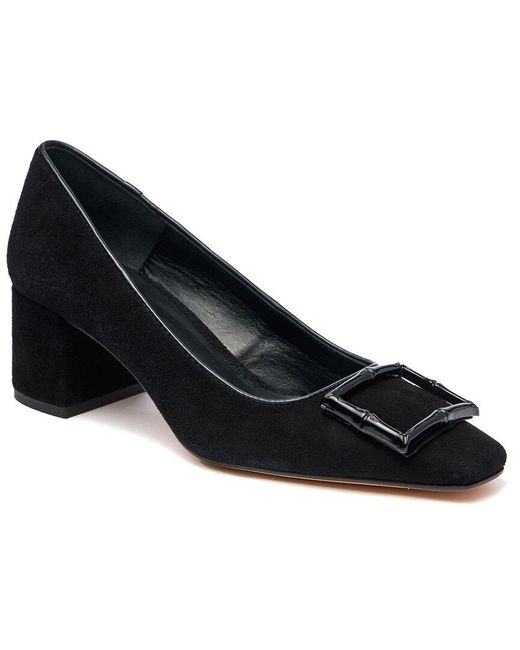 J.McLaughlin Black Feodora Suede Pump
