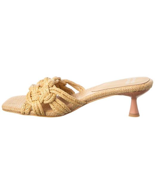 Donald J Pliner Natural Millee Raffia Sandal