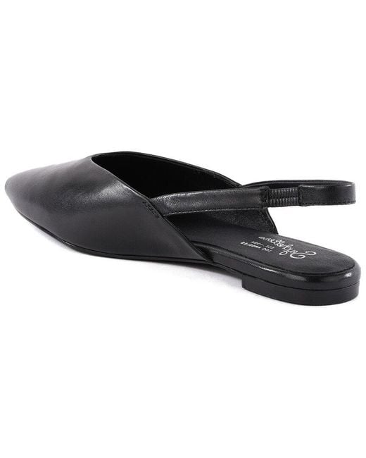 Seychelles Black Holli Leather Flat