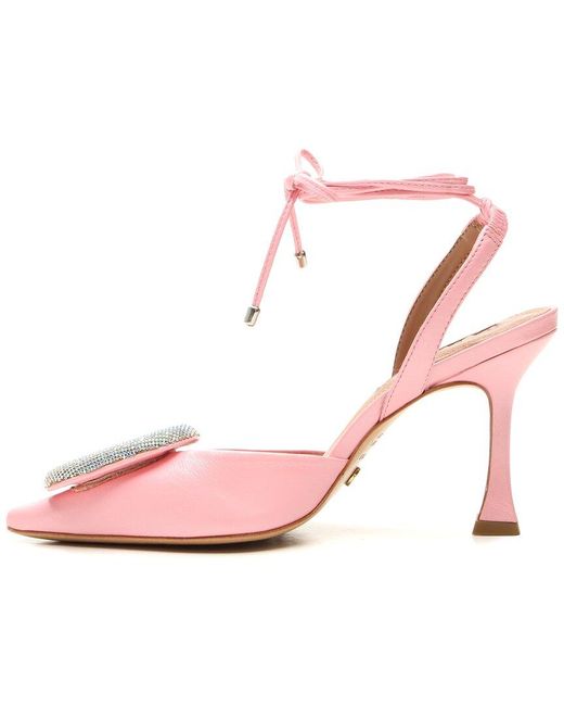 Vicenza Pink Pequim Leather Shoe