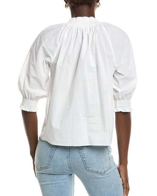 Ramy Brook White Mahala Top
