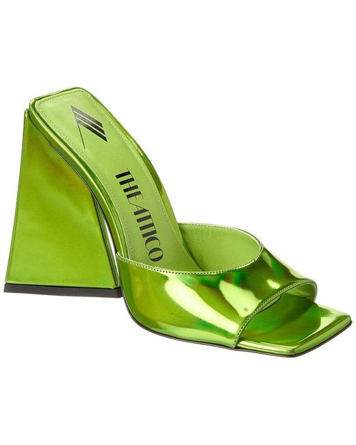 The Attico Green Devon Sandal