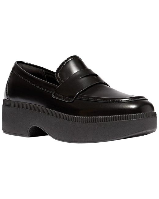 Fitflop Black Leather Loafer
