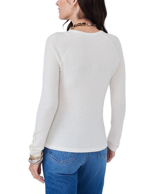 J.McLaughlin Gray Jamey Cashmere Sweater