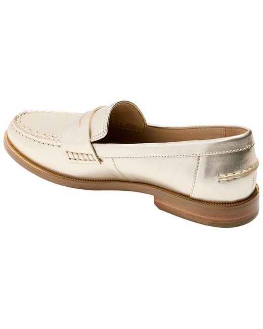 Jack Rogers White Tipson Leather Loafer