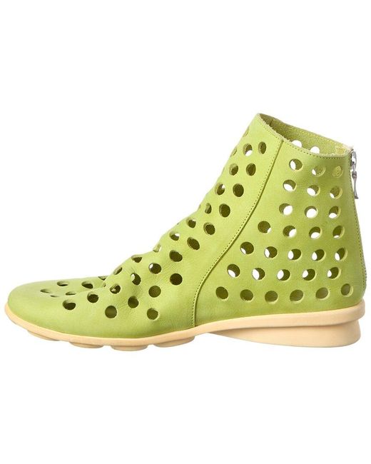 Arche Green Dato Leather Flat