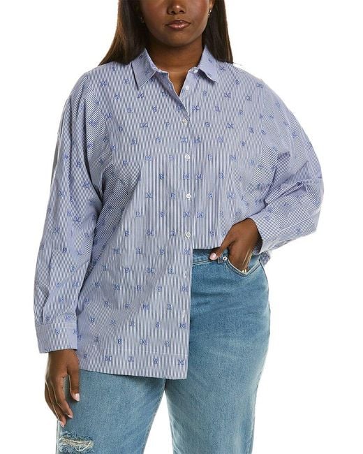 Marina Rinaldi Blue Fabriano Shirt