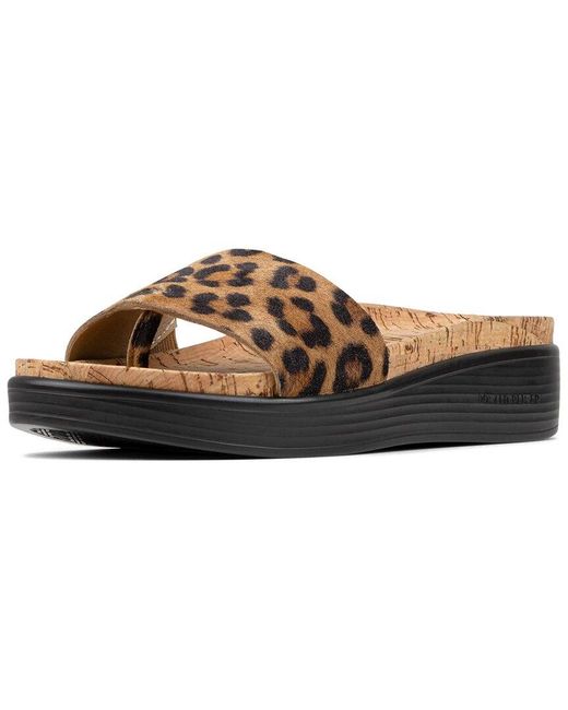 Donald J Pliner Brown Fiji Leather Sandal