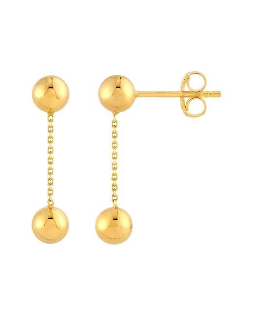 HAWLEY ST Metallic 14K Dangle Earrings