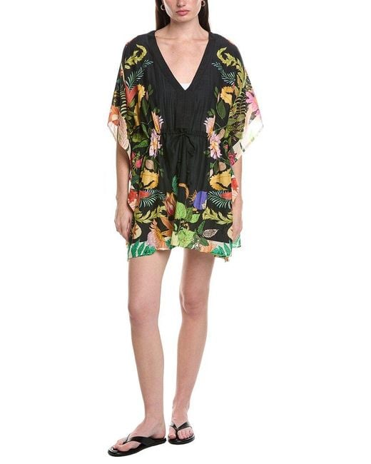 Echo Green Oasis Butterfly Caftan