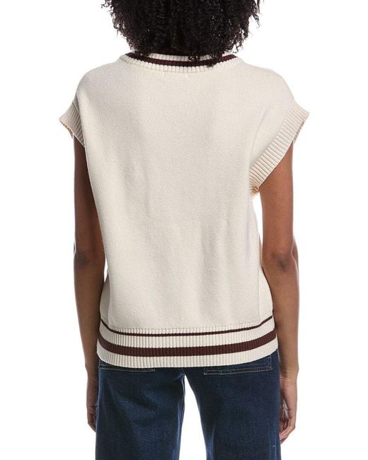 Z Supply White Fletcher Sweater Vest