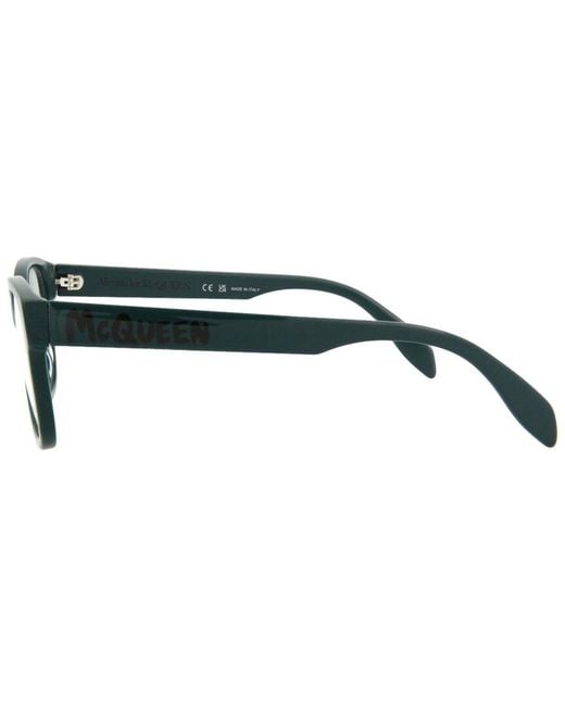 McQueen Black Am0350O 52Mm Optical Frames for men