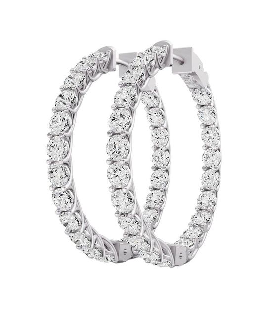 Diamond Select Cuts White 14K 8.00 Ct. Tw. Diamond Earrings