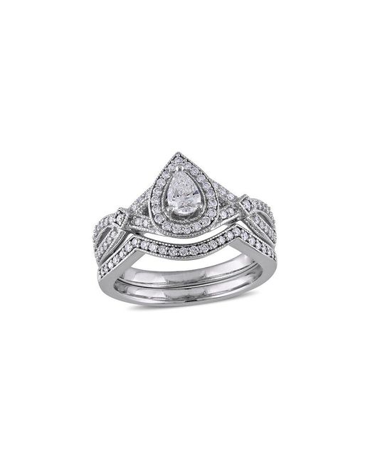 Rina Limor Gray 14k 0.62 Ct. Tw. Diamond Split Shank Ring