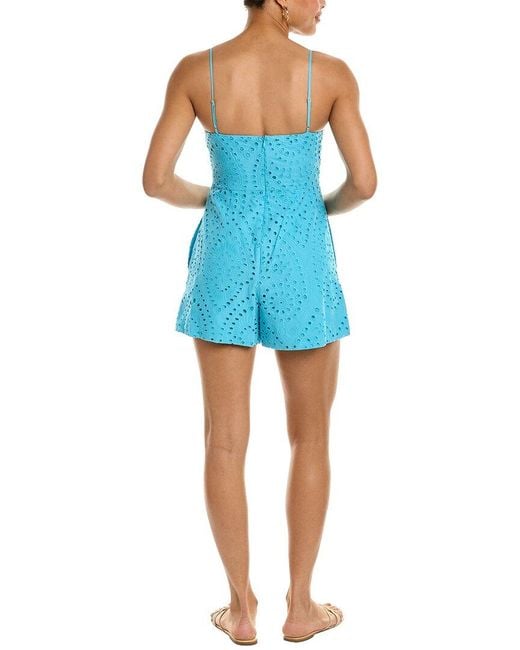 AMUR Blue Adalee Romper