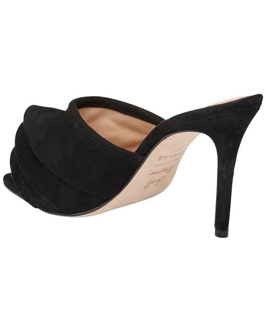 Jack Rogers Black Beatrice Suede Heel