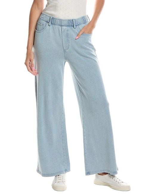 Z Supply Blue Entourage Knit Denim Pant