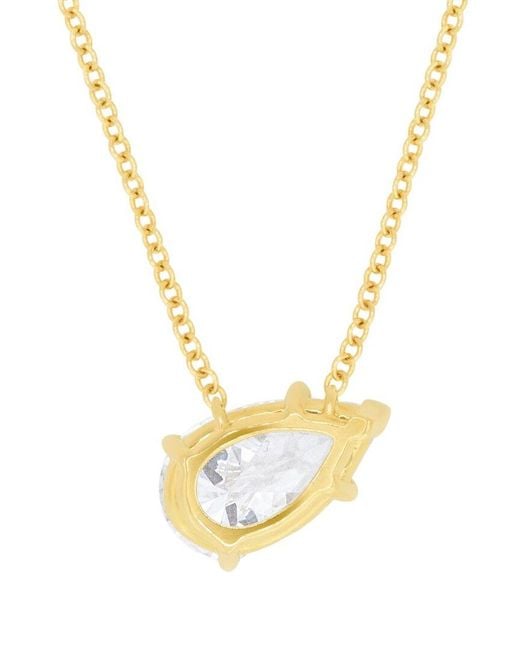 Lab Grown Diamonds Metallic 14K 3.00 Ct. Tw. Lab-Grown Diamond Necklace