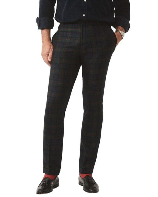 J.McLaughlin Black Oxford Long Pant for men
