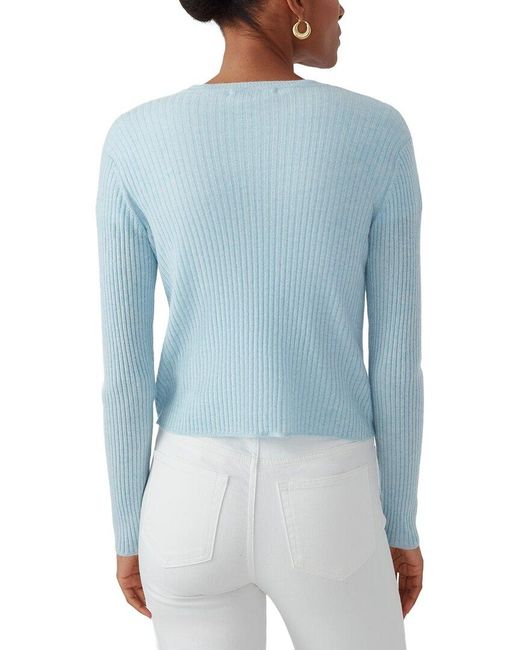 J.McLaughlin Blue Imogen Cashmere Sweater