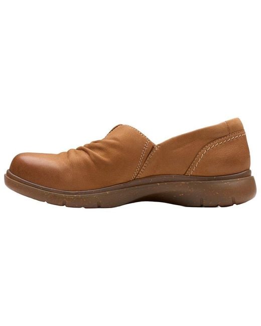 Clarks Brown Certina Rose Leather Loafer
