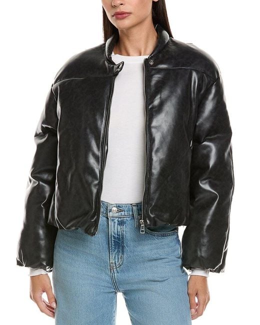 Apparis Black Gigi Padded Bomber