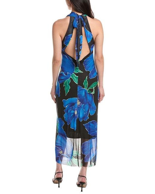 IPPONELLI Blue Sleeveless Maxi Dress