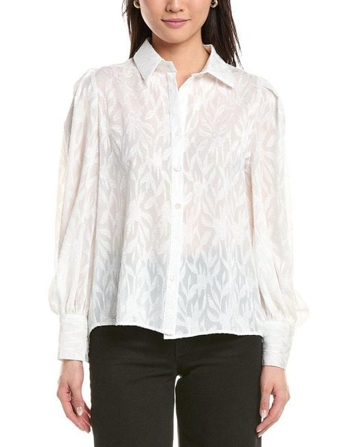 ANNA KAY White Santa Fe Lace Top