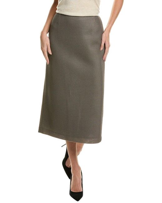 Lafayette 148 New York Black Maxi Pencil Skirt