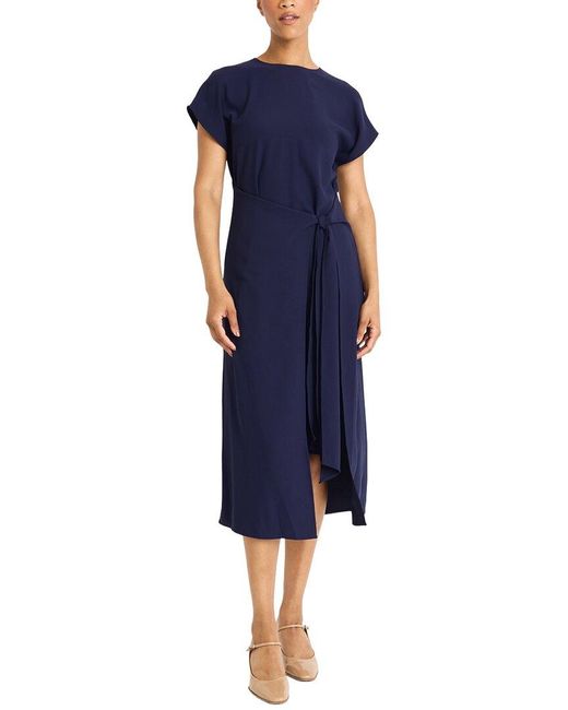 Luxely Blue Midi Dress